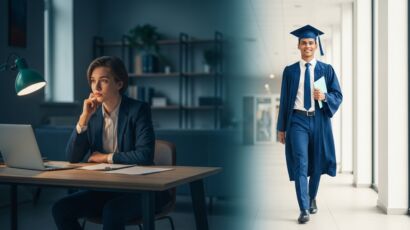 Confused about career path, students are thinking about future options and guidance